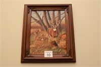 Original Beautiful Deer Painting