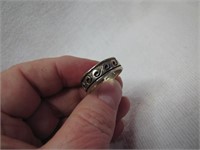 Vtg 925 Sterling Silver Ring Size 8&1/2
