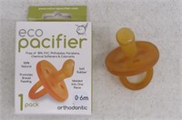 Eco Soft Rubber Pacifier, 0-6 Months