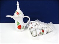 China Tea Set w/ (26) Tiny Cups