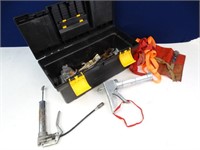 Toolbox with Contents - Tools, Straps, etc.