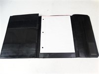 Black Leather Folder Portfolio