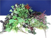 Box Full of Faux Grapevine, Ivy & More
