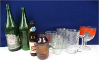 Collection of Vintage Bottles & Mugs