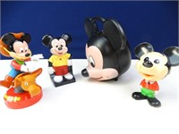 Vintage Mickey Mouse Toys - Incl. 1976