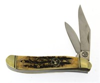 White Tail Cutlery Stag Handle Peanut Knife