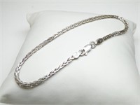 925 Silver Foxtail Wheat Bracelet