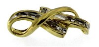 14kt Gold Diamond Designer Pendant