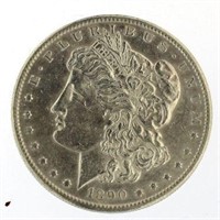 1890-S AU Morgan Silver Dollar