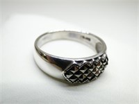 925 Silver & Marcasite Ring