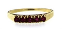 14kt Gold Natural Ruby Anniversary Ring