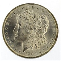 1885-O Gem BU Morgan Silver Dollar