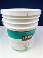 5 Gal Behr Pure White Semi Gloss Paint/Primer