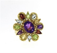 Genuine 4.00 ct Gemstone Designer Ring