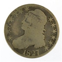 1827 Capped Bust Silver Half Dollar