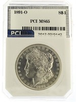 1891-O MS65 Morgan Silver Dollar