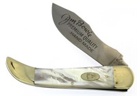 German Eye Mother Of Pearl Folding Hunter