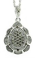 Pear Cut Large Diamond Pendant