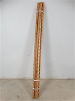(17) Pcs Wavy Wood Trim - Long