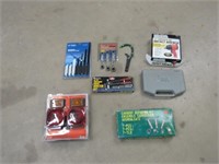 Assorted Tools and Trailer Light Kit-