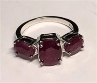 $250 St. Silver Ruby Ring