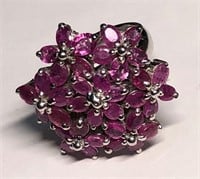 $400 St. Silver Ruby Ring