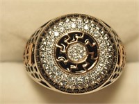 $300. S/Silver CZ Men's Ring