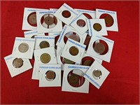 24 Assorted Foreign Coins