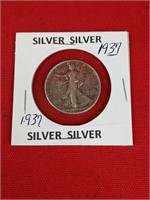 1937 Walker Silver Half Dollar