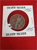 1935 Silver Walker Half Dollar