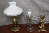 Three Small Lamps