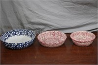 Three Pottery Bowls