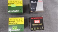 x4 boxes of 410ga 100rds total