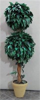 Artificial Silk Topiary Decor Tree in Pot
