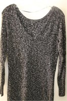 Armani Exchange Black/White Speckled Dress Sz L