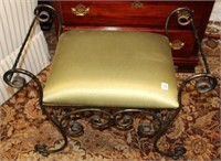 Wrought Iron Bench