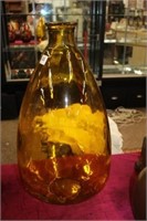 24" Amber Glass Jar