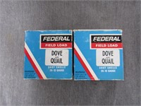 x2 vintage boxes of federal 12ga #8