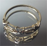 .55DWT 10kt YELLOW GOLD RING SIZE 7 1/4
