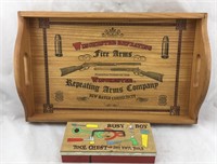 Winchester Repeating Arms Wooden Tray