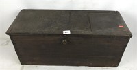 Vintage wood box with handles