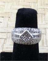 1.5 Carat Platinum and Diamond Ring