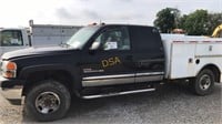 2002 GMC 2500HD Extended Cab Utility Truck,