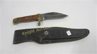 HUNTING KNIFE AND SCABBARD