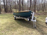 14 foot boat and trailer