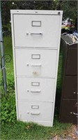 4 DRAWER FILING CABINET WITH KEYS
