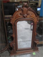 Vintage Wooden Vanity Mirror