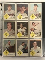 1963 Fleer Baseball Card Set.