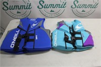 O'Neill water ski vests