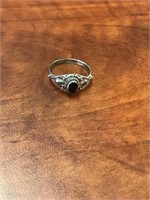 Vintage garnet ring